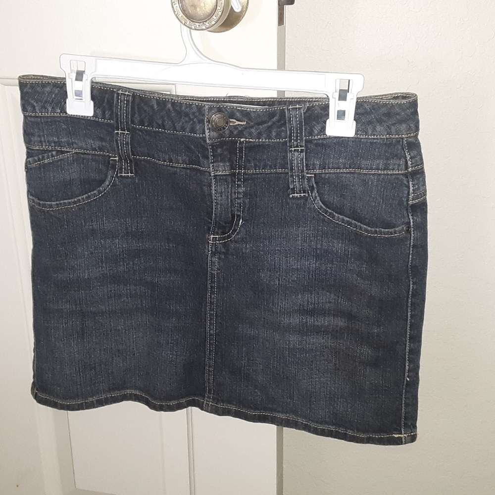 Route 66 Denim Miniskirt